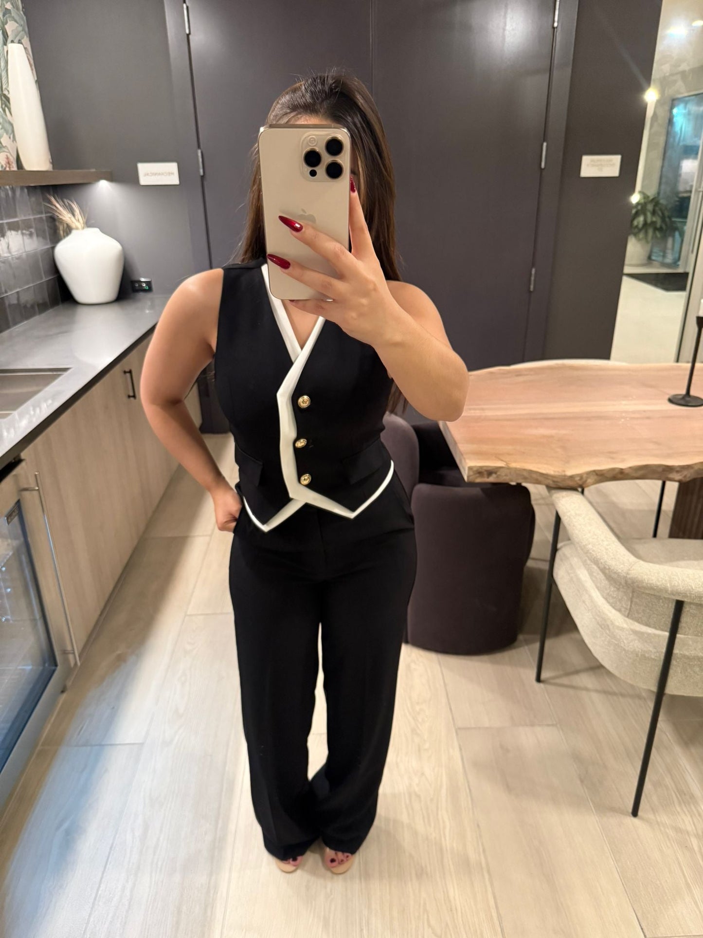 VEST SET BLACK